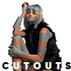 Cutouts - Portrait Action Set 