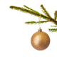 Decoration bauble on decorated Christmas tree iso - PhotoDune Item for Sale