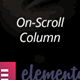 On-Scroll Column for Elementor