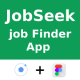 Online Job Finder App | UI Kit | Ionic | Figma FREE | JobSeek