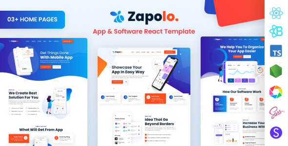 Zapolo - Agency App & Software React Template