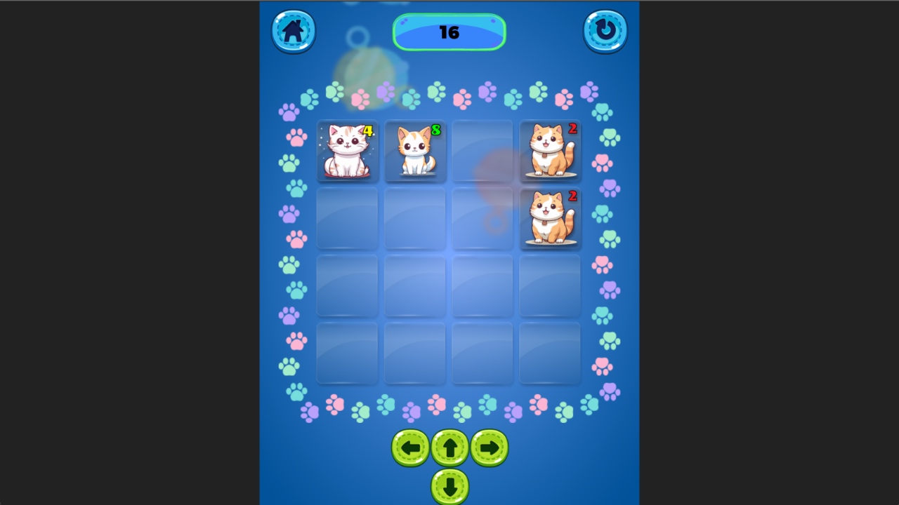 Cat 2048 - Cross Platform Puzzle Game by raizensoft | CodeCanyon