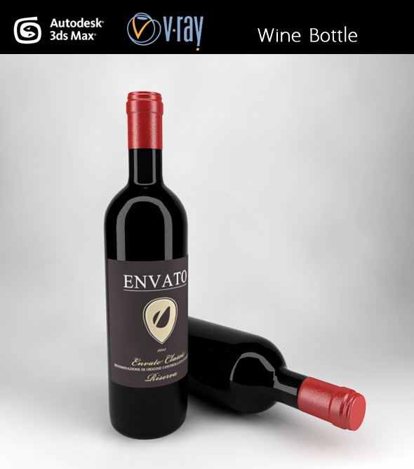 Wine bottle - 3Docean 4142833