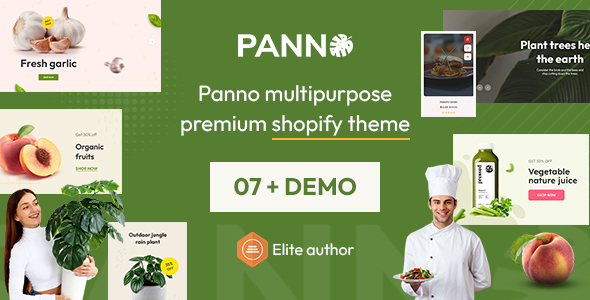 Panno - The Plants & Organic Food eCommerce Shopify Theme