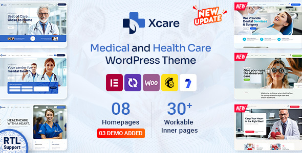 Xcare - Medical and Health Care WordPress Theme