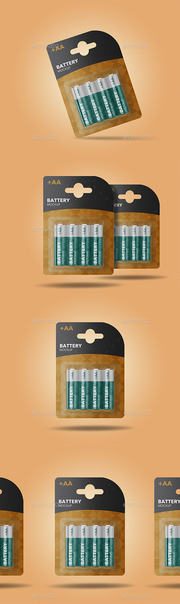 Battery Packaging Mockup