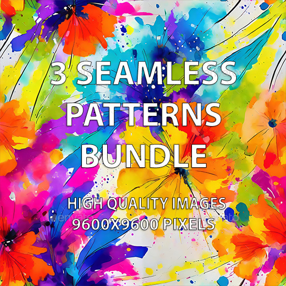 3 Seamless Patterns Bundle