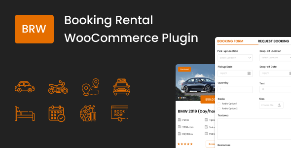 Free download BRW - Booking Rental Plugin WooCommerce