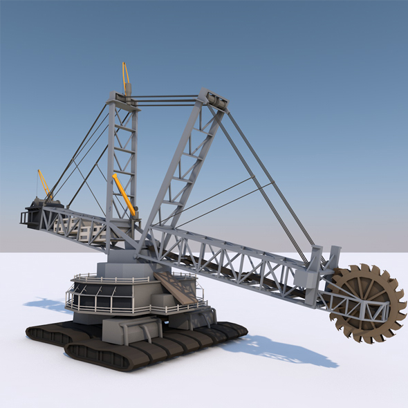 [DOWNLOAD]Mining Multi Bucket Wheel Excavator Heavy Machinery Equipment Industrial