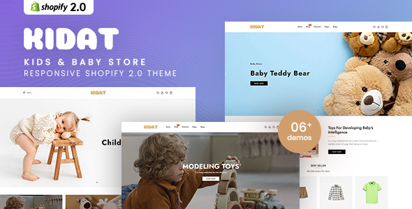 Kidat – Kids & Baby Store Shopify 2.0 Theme