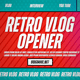Retro Vlog Opener | MOGRT - VideoHive Item for Sale