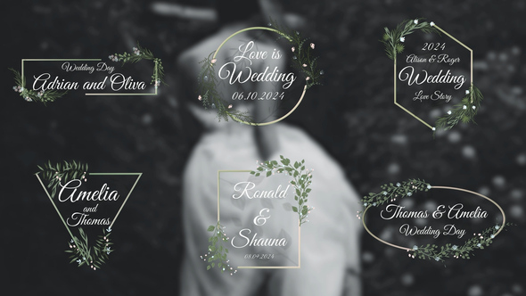 Elegant Wedding Titles