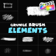 Grunge Brush Elements | FCPX - VideoHive Item for Sale