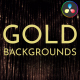 Gold Backgrounds for DaVinci Resolve - VideoHive Item for Sale
