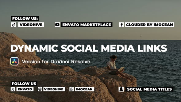 Dynamic Social Media Links | DaVinci Resolve