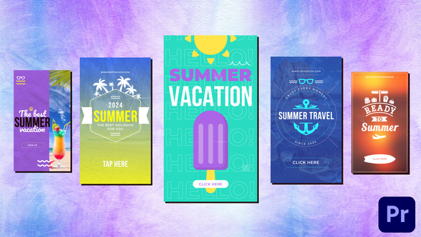 Summer/Beach Tropical Vertical Travel Stories Reels 3