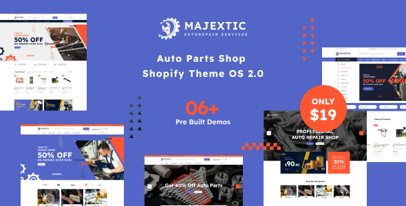Majextic – Auto Parts Shopify Theme OS 2.0