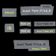 Duct Tape Titles Pack | MOGRT - VideoHive Item for Sale