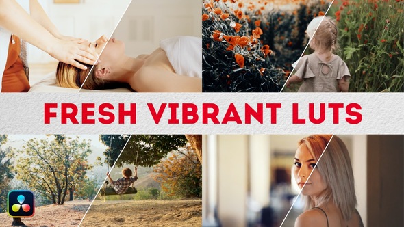 Fresh Vibrant LUTs | DaVinci Resolve