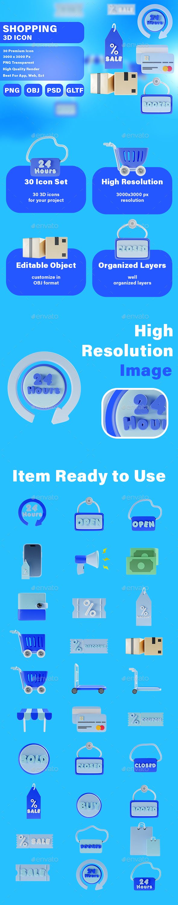 [DOWNLOAD]30 Shopping 3D Icon