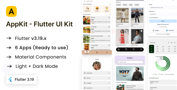 AppKit - Flutter UI Kit