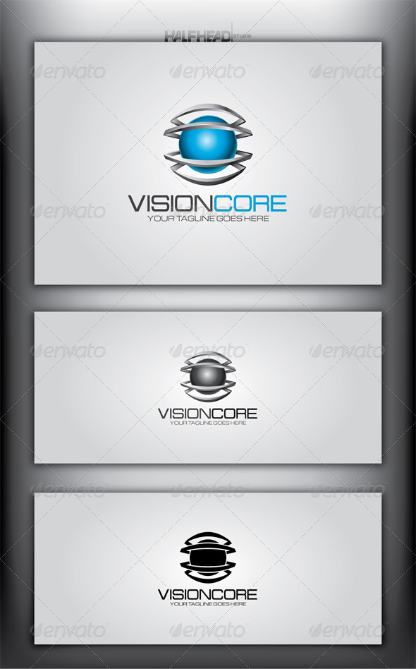 Vision Core Logo Template - Abstract Logo Templates