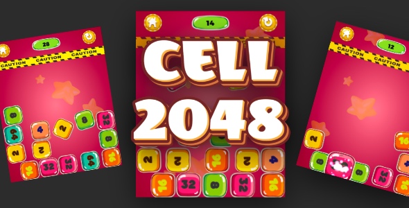 Cell 2048 Physics - Cross Platform Puzzle Game