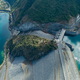 Aerial view Machacura Dam in Region Maule, Chile - PhotoDune Item for Sale