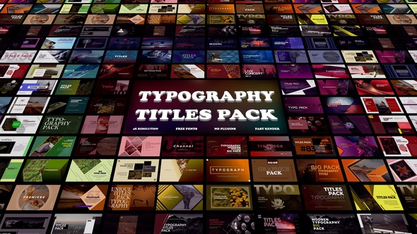 Typography Titles Pack