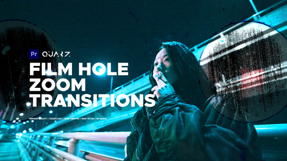 Film Hole Zoom Transitions