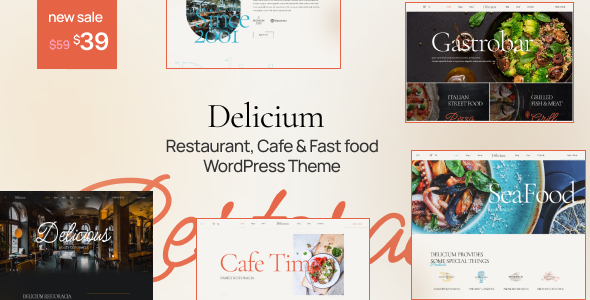 Delicium | Fast Food & Cafe WordPress Theme