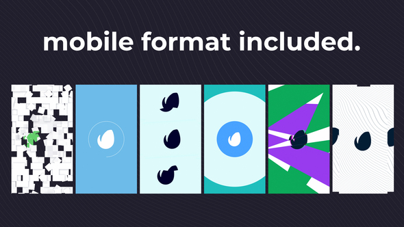 Vertical | Horizontal Logo Transition Pack Elements template preview