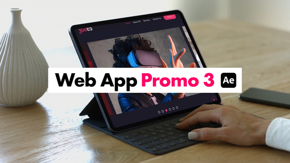 Web App Promo 3 Product Promo template preview
