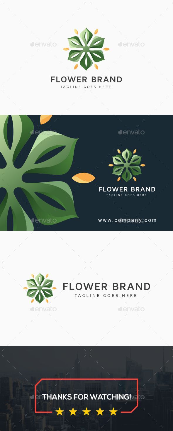 Flower Brand Logo