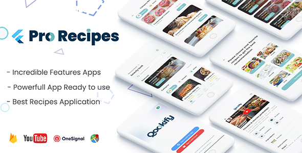 Pro Recipes App - Ultimate Pro Recipes Full Application Flutter App