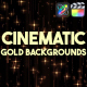Cinematic Gold Backgrounds for FCPX - VideoHive Item for Sale