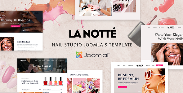 La Notte - Joomla 5 Nail Salon Beauty Parlour Template | Beautician