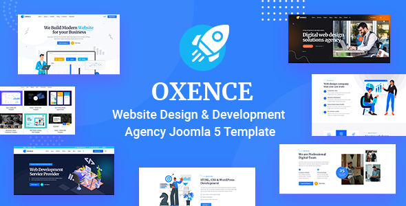 Oxence - Joomla 5 Web Design Agency Template