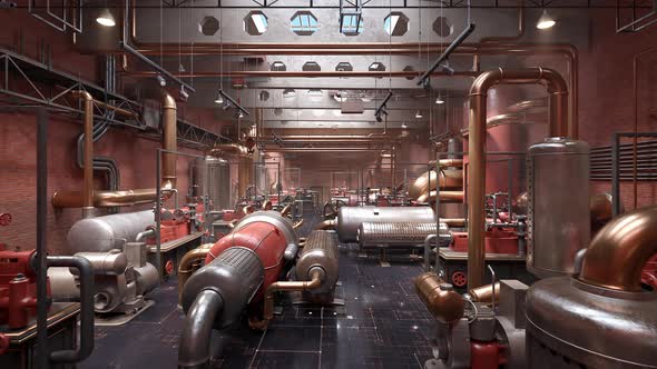 Industrial Factory Interior