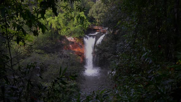 Haew Suwat Waterfall in Khao Yai National Park, Thailand alt