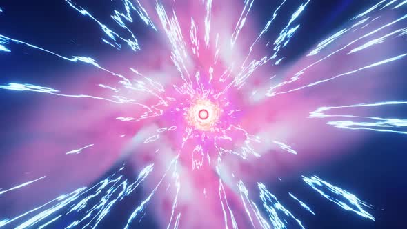 Space Travel Wormhole Motion Graphics Background