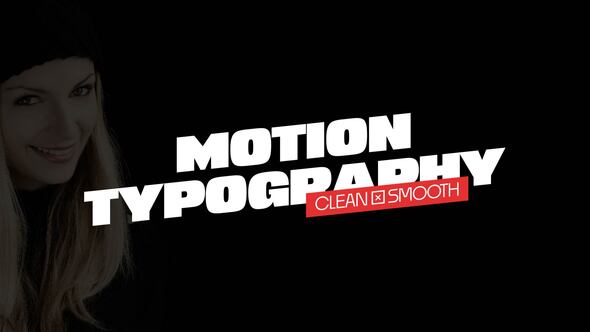 Motion Typography Titles template preview