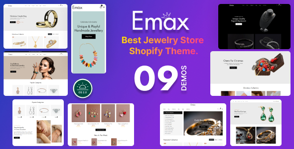 Emax – Jewelry Store Shopify OS 2.0 Theme