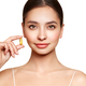 Beautiful Girl With Pill With Cod Liver Oil Omega-3 - PhotoDune Item for Sale