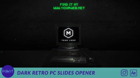 Dark Retro PC Slides Opener