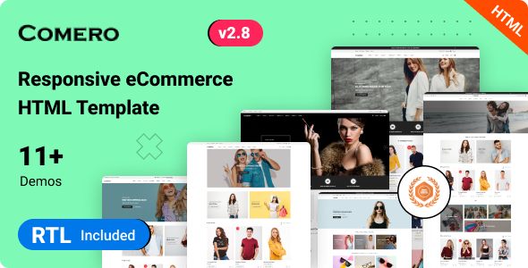 Comero - Online Shopping eCommerce Bootstrap 5 Template