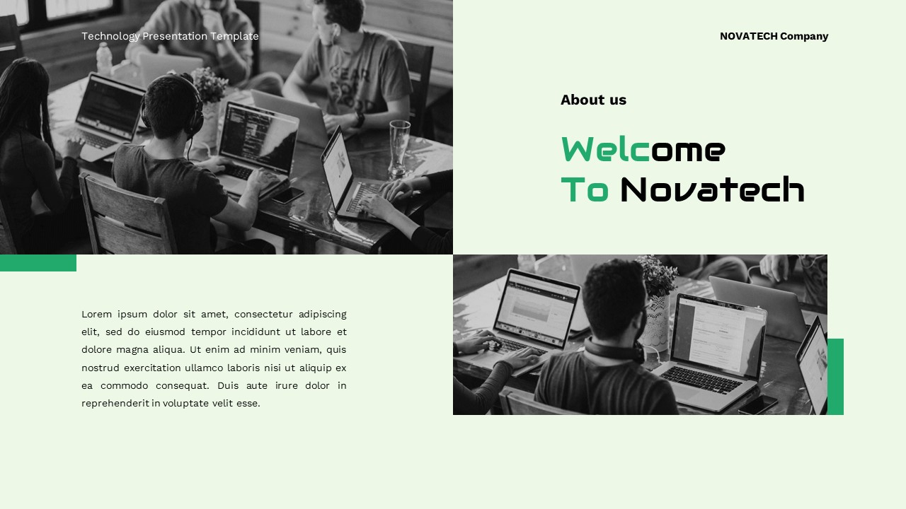 Novatech - Technology Powerpoint Templates, Presentation Templates