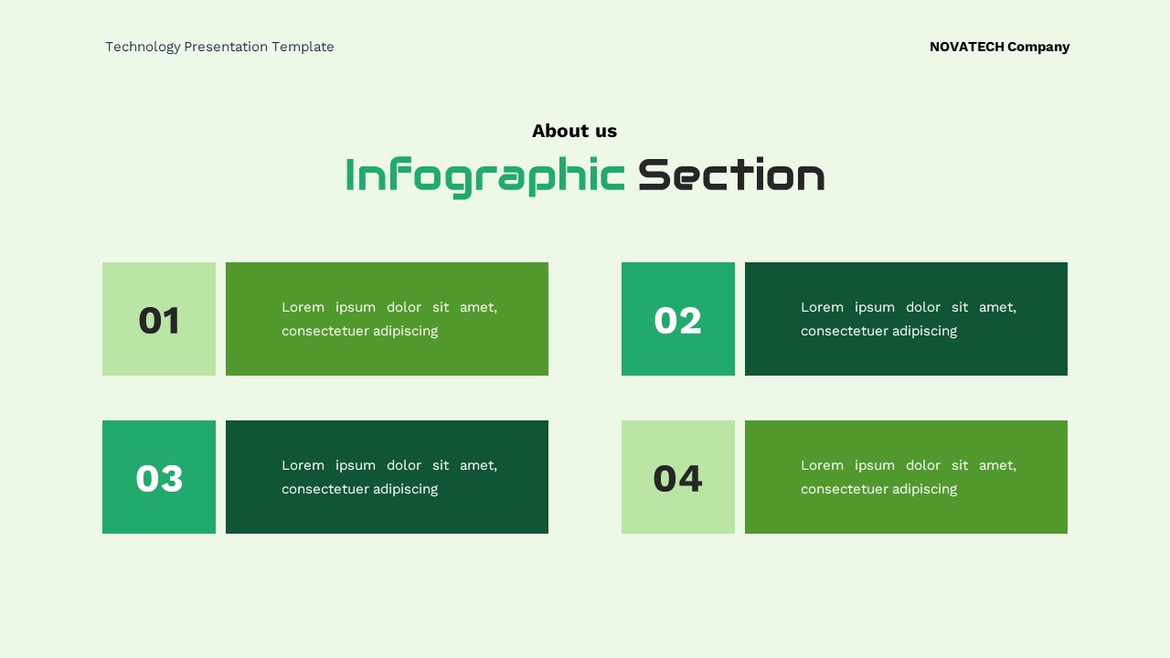 Novatech - Technology Google Slide Templates, Presentation Templates