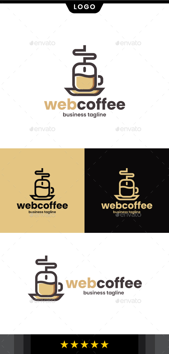 [DOWNLOAD]Web Coffee Logo Template