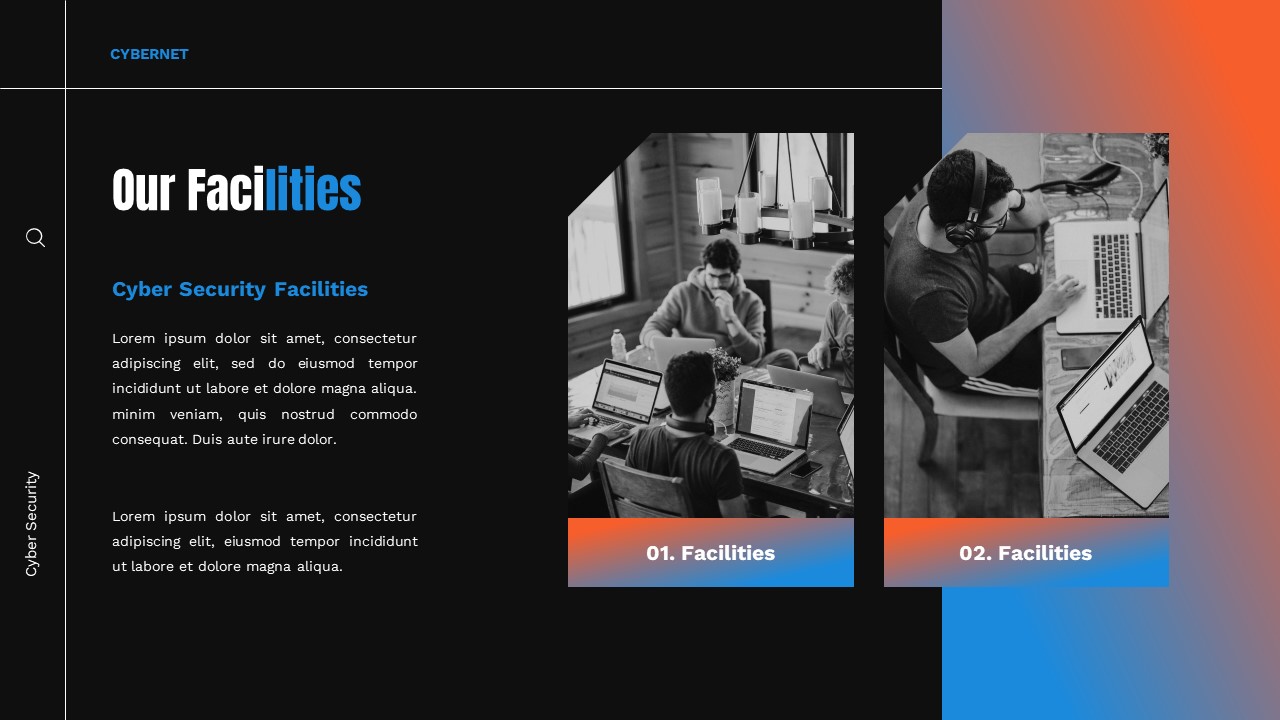 Cybernet - Cyber Security Google Slide Templates, Presentation Templates